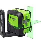 Amazon | Huepar 2ライン グリーン レーザー墨出し器 クロスライン